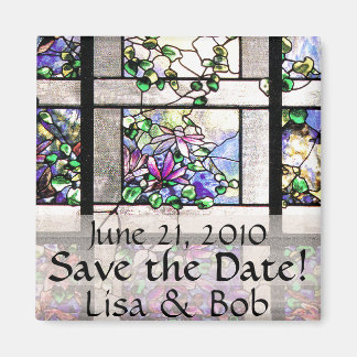 Art Nouveau Tiffany Glas in lood Bloemen Bloemen Magneet