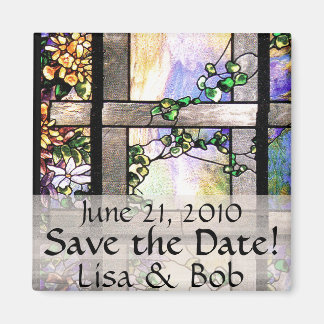 Art Nouveau Tiffany Glas in lood Bloemen Bloemen Magneet