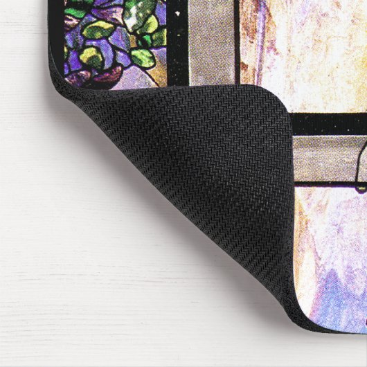 Art Nouveau Tiffany Glas in lood Natuur Muismat (Hoek)