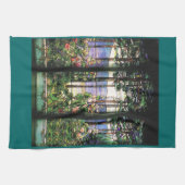 Art Nouveau Tiffany Glas in lood Natuur Theedoek (Horizontaal)