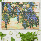 Art Nouveau Tiffany Glas in lood Natuur Theedoek (Gevouwen)