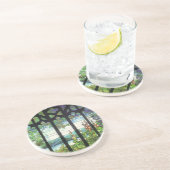 Art Nouveau Tiffany Glas in lood  Onderzetter (Zijkant)