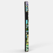 Art Nouveau Tiffany Glas in lood Peacock Case-Mate iPhone Case (Achterkant/rechts)