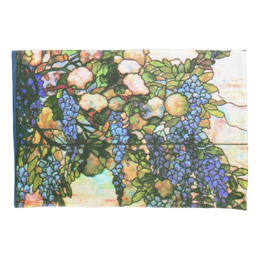 Art Nouveau Tiffany Glas in lood Pillowcase Kussensloop (Voorkant)