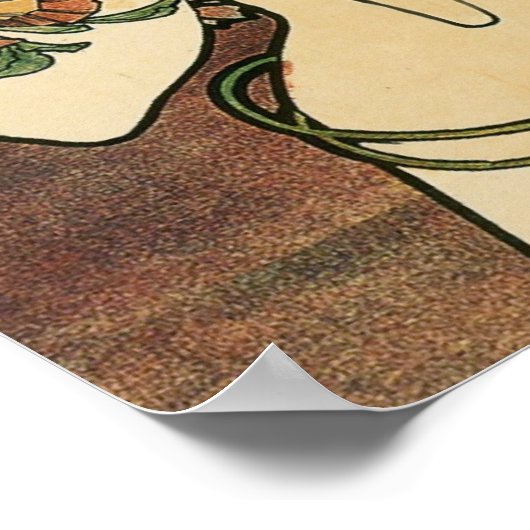 Art Nouveau Trappistine Mucha Art Poster (Hoek)