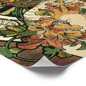 Art Nouveau Trappistine Mucha Art Poster (Hoek)