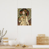 Art Nouveau Trappistine Mucha Kunst Poster (Keuken)