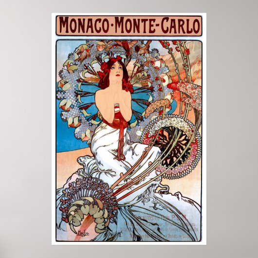  Art Nouveau Travel Poster (Voorkant)