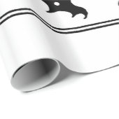 Art Nouveau Tree Beardsley Pattern Cadeaupapier (Rol Hoek)