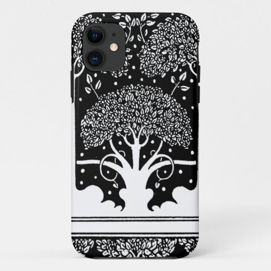 Art Nouveau Tree Beardsley Pattern Case-Mate iPhone Case (Achterkant)