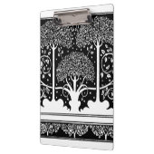 Art Nouveau Tree Beardsley Pattern Klembord (Links)