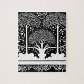 Art Nouveau Tree Beardsley Pattern Legpuzzel (Verticaal)