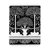 Art Nouveau Tree Beardsley Pattern Magneet (Verticaal)