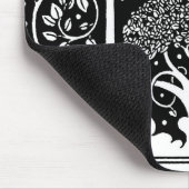 Art Nouveau Tree Beardsley Pattern Muismat (Hoek)