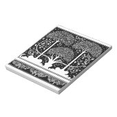 Art Nouveau Tree Beardsley Pattern Notitieblok (Linkerzijde)
