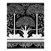 Art Nouveau Tree Beardsley Pattern Poster (Voorkant)