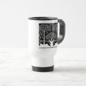 Art Nouveau Tree Beardsley Pattern Reisbeker (Voorkant rechts)