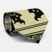 Art Nouveau Tree Beardsley Pattern Stropdas (Opgerold)