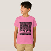 Art Nouveau Tree Beardsley Pattern T-shirt (Voorkant volledig)