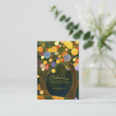 Art Nouveau Trees Interior Design Visitekaartje (Staand voorkant)