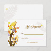 Art Nouveau Treft Business Cadeat Certificate (Voorkant / Achterkant)