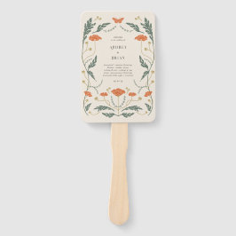  Art Nouveau trouwprogramma Handwaaier