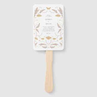  Art Nouveau trouwprogramma Handwaaier