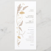  Art Nouveau trouwprogramma Programmakaart (Voorkant)