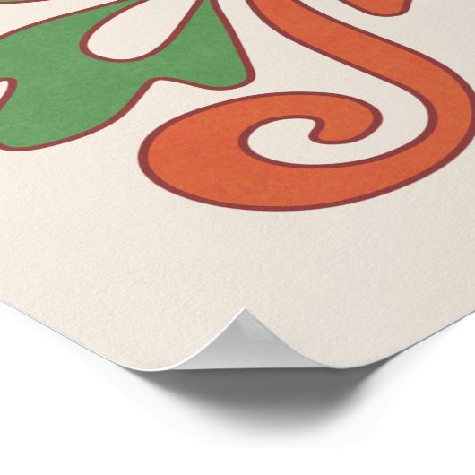 Art Nouveau Trouwzaal Stoelenplattegrond Poster (Hoek)