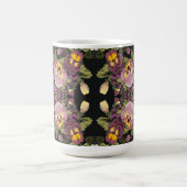 Art Nouveau Tuin van Pansies Koffiemok (Center)