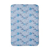 Art Nouveau Tulip Damask, Cobalt Blue Badmat (Voorkant Verticaal)