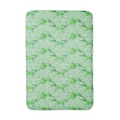 Art Nouveau Tulip Damask, Emerald Green Badmat (Voorkant Verticaal)