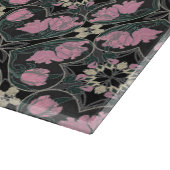 Art Nouveau Tulip  Glass Cutting Board Snijplank (Hoek)