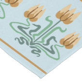 Art Nouveau Tulips Table Runner Korte Tafelloper (Hoek)