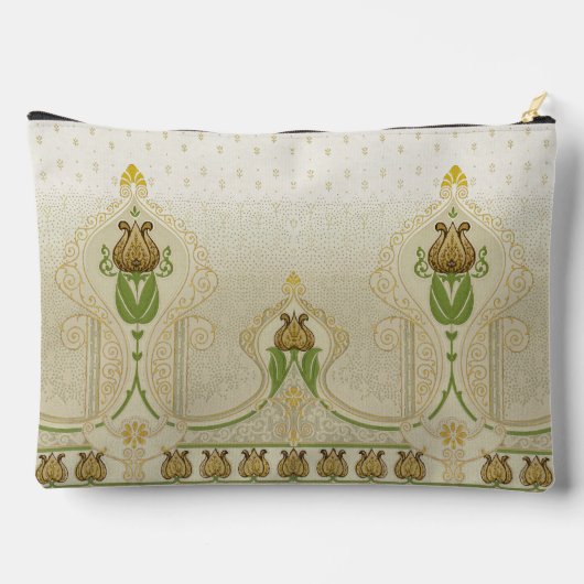 Art Nouveau tulpen afwisselend delicate wervelinge Etui (Achterkant)