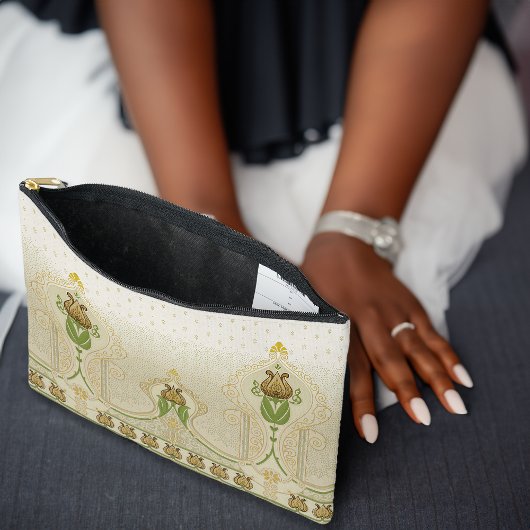 Art Nouveau tulpen afwisselend delicate wervelinge Etui