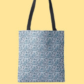Art Nouveau Turquoise Bloem Tote Bag