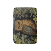 Art nouveau uil in het bos badmat (Voorkant Verticaal)