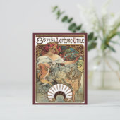 Art Nouveau uit het verleden, Biscuits van Alphons Briefkaart (Staand voorkant)