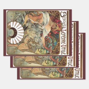 Art Nouveau uit het verleden, Biscuits van Alphons Inpakpapier Vel