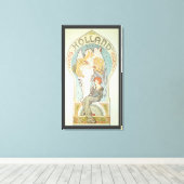 Art Nouveau uit het verleden, Holland Levensverzek Canvas Afdruk (Insitu (Houten vloer))