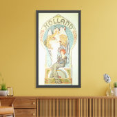 Art Nouveau uit het verleden, Holland Levensverzek Canvas Afdruk (Insitu (Woonkamer))