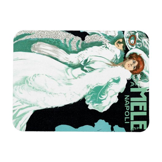 Art Nouveau uit het verleden, Italiaanse mode, ele Magneet (Horizontaal)