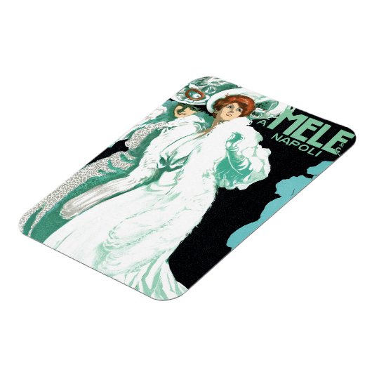 Art Nouveau uit het verleden, Italiaanse mode, ele Magneet (Linkerzijde)