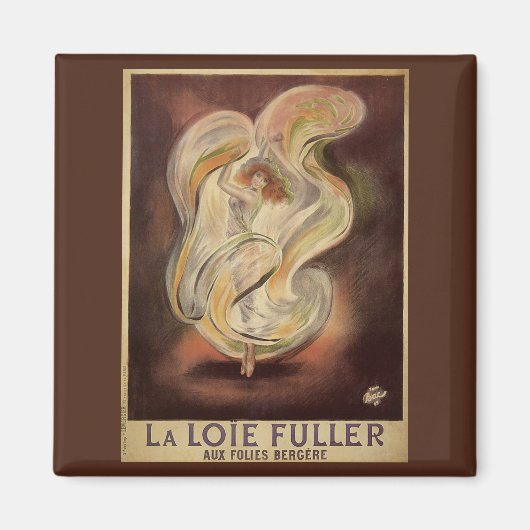 Art Nouveau uit het verleden, La Loie Fuller moder Magneet (Voorkant)