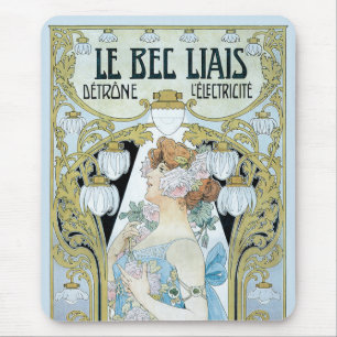 Art Nouveau uit het verleden Le Bec Liais, Privat  Muismat