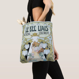 Art Nouveau uit het verleden Le Bec Liais, Privat  Tote Bag