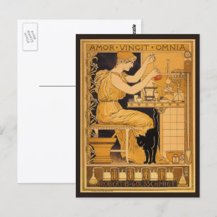 Art Nouveau uit het verleden, Liefde overwint alle Briefkaart