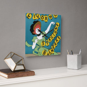 Art Nouveau uit het verleden, Livorno Senorita dan Vierkante Klok