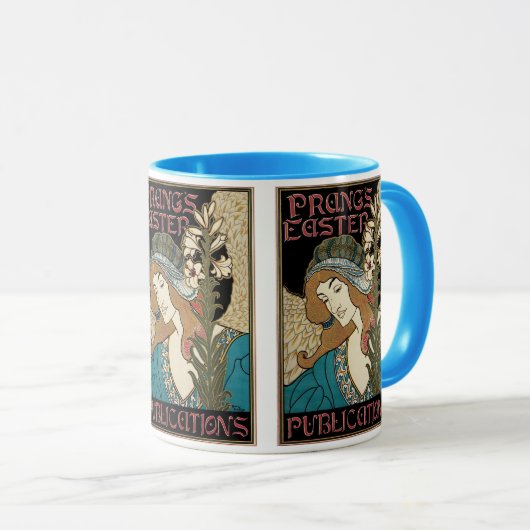 Art Nouveau uit het verleden, Prang's Pasen-public Mok (Voorkant rechts)